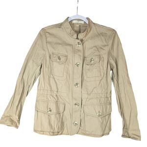 LOFT Cargo Jacket Size Large Tan / Khaki
